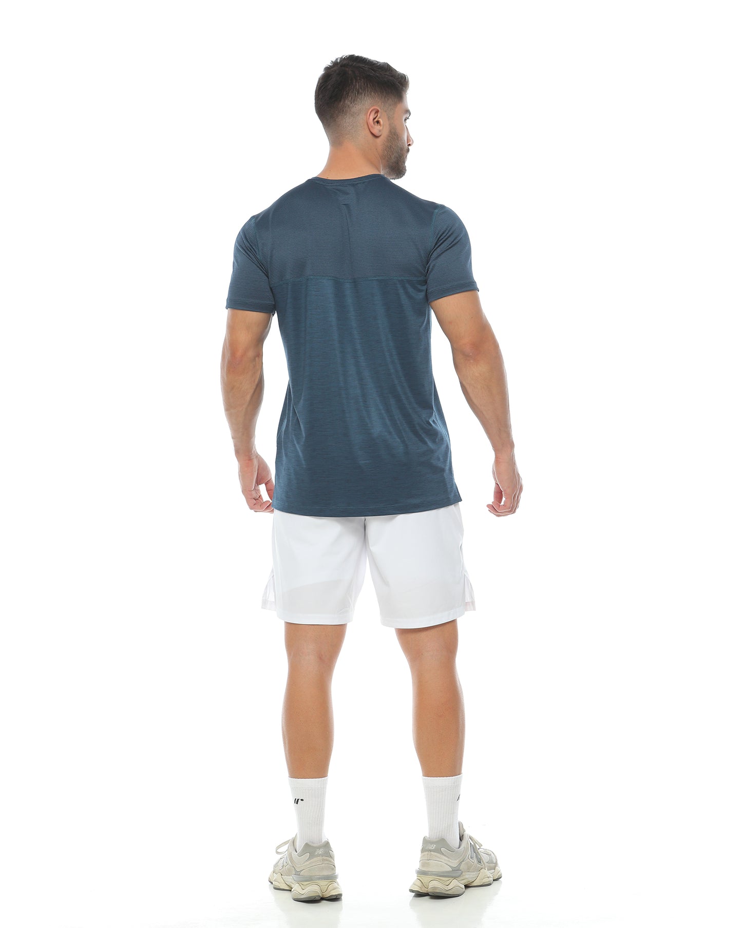 Camiseta Manga Corta Balance Azul Oscuro