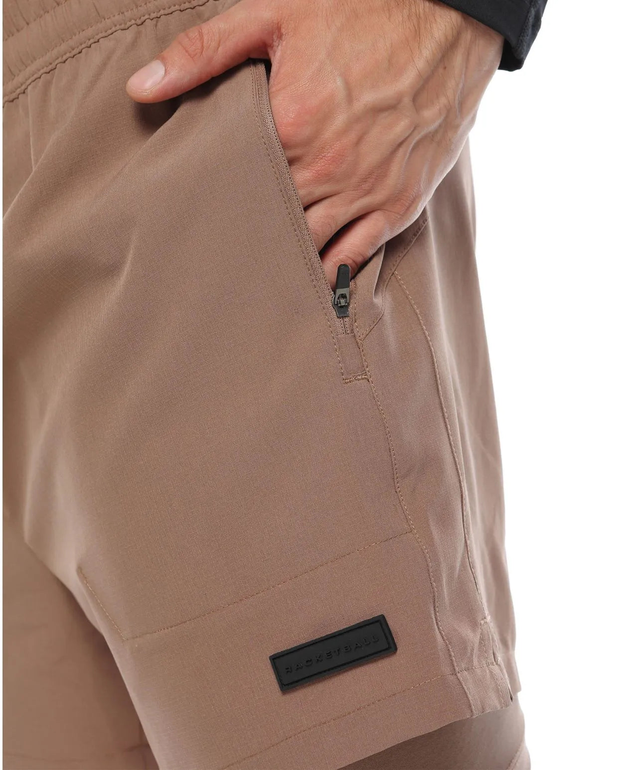 Pantaloneta Tipo Running - Taupe