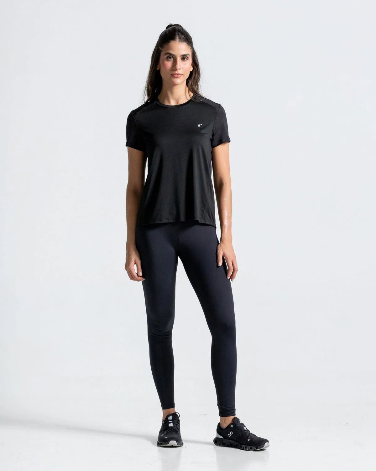 Camiseta Deportiva equilibrio Negro