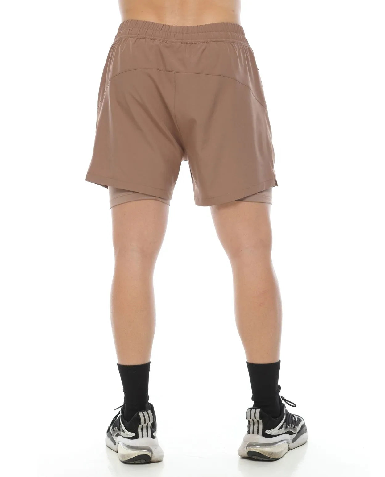 Pantaloneta Tipo Running - Taupe