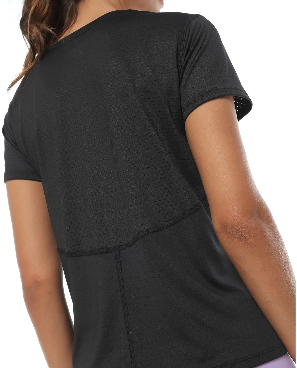 Camiseta Deportiva Manga Corta Negro