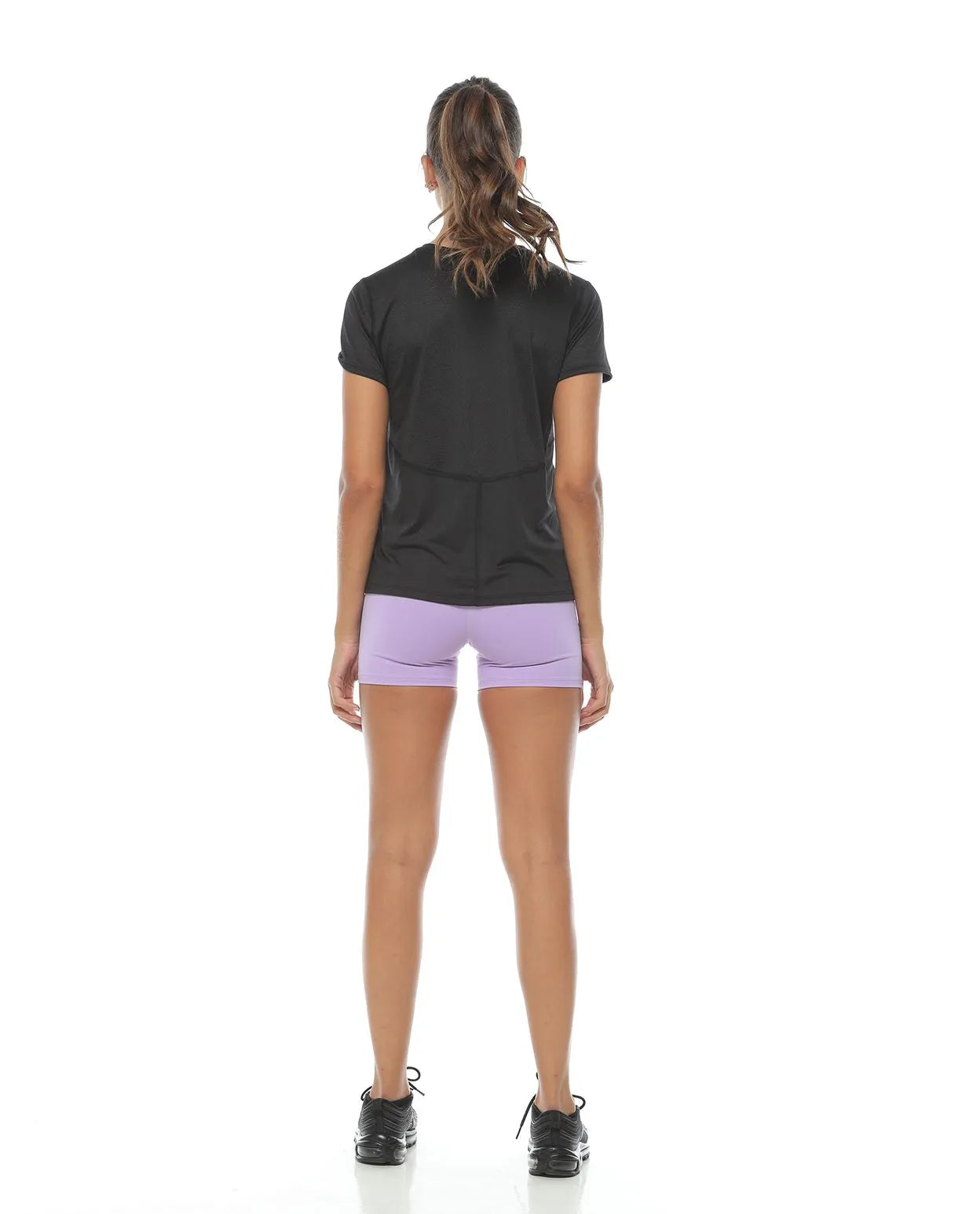 Camiseta Deportiva Manga Corta Negro
