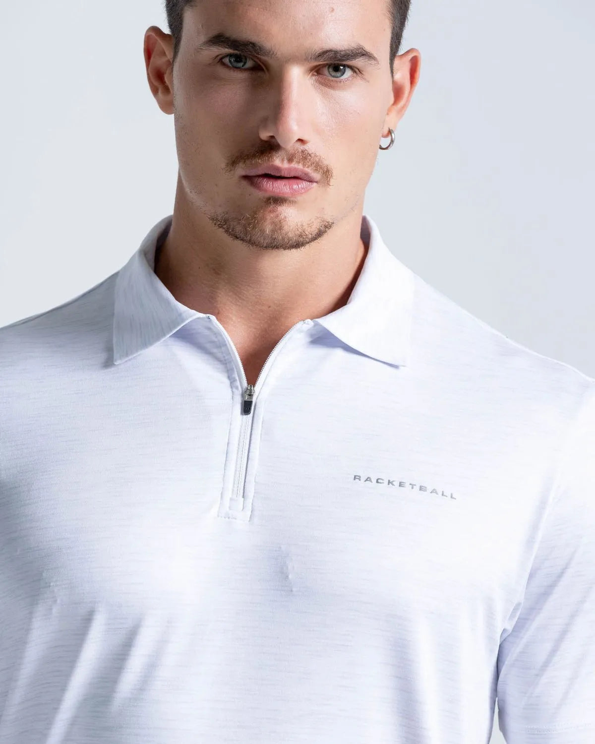 Camiseta Tipo Polo Blanca