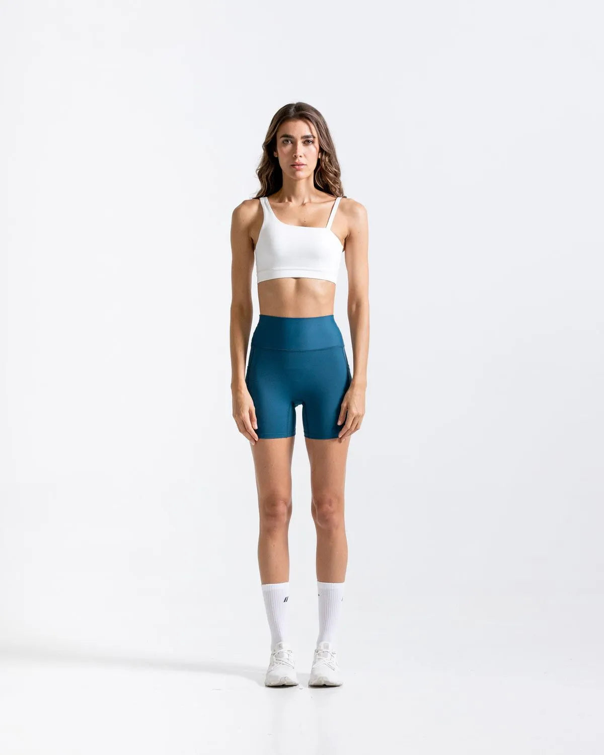 Top Deportivo Blanco Asimetrico