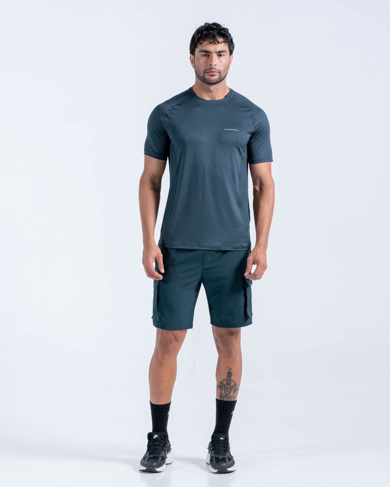 Camiseta Deportiva Verde Oscuro
