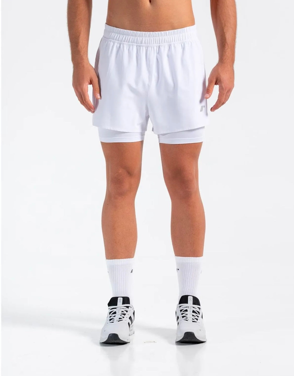 Pantaloneta Running Blanco