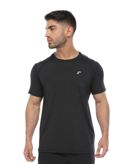 Camiseta Deportiva Esencial Negro