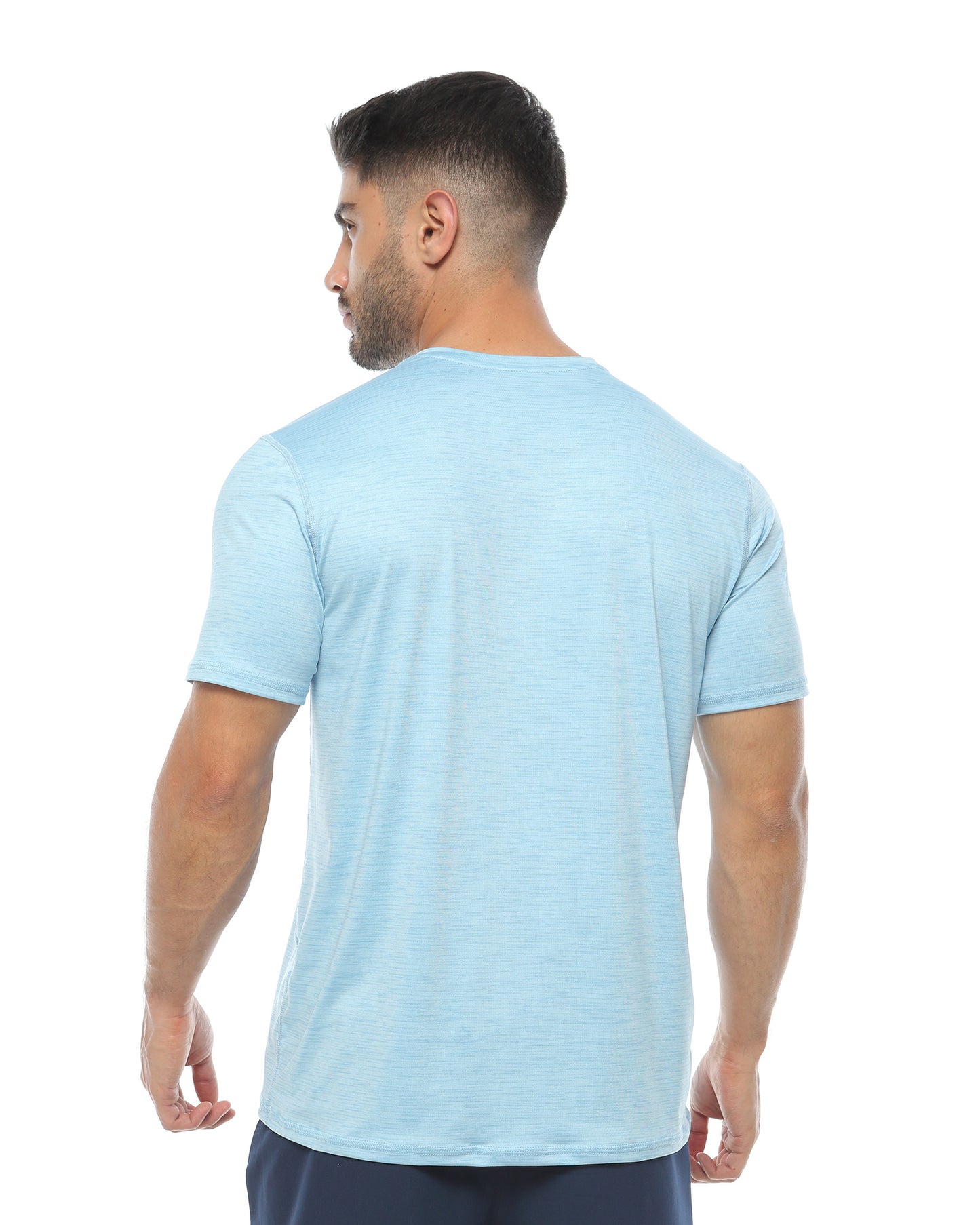 Camiseta Deportiva Esencial - Azul Jaspe