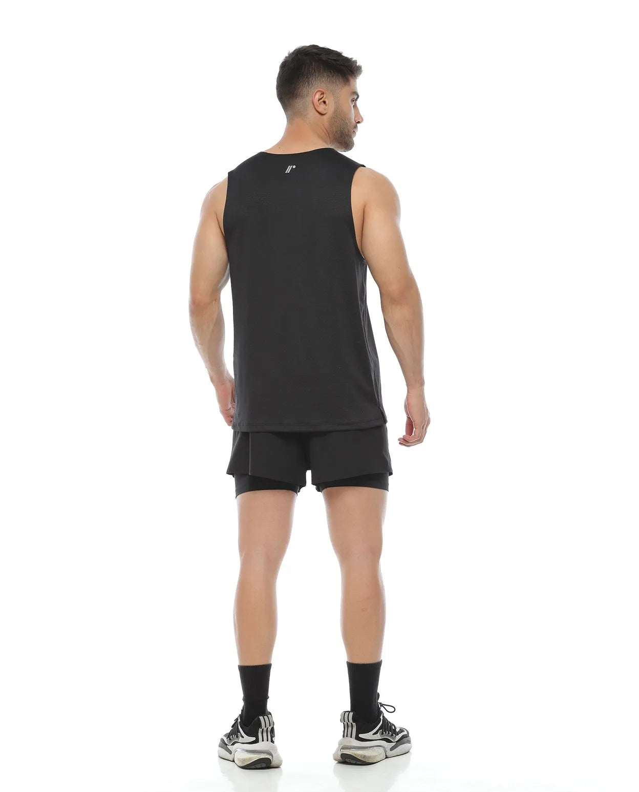 Pantaloneta Running Negro