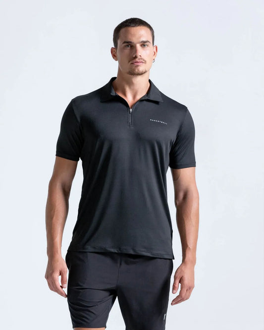 Camiseta Tipo Polo Negra