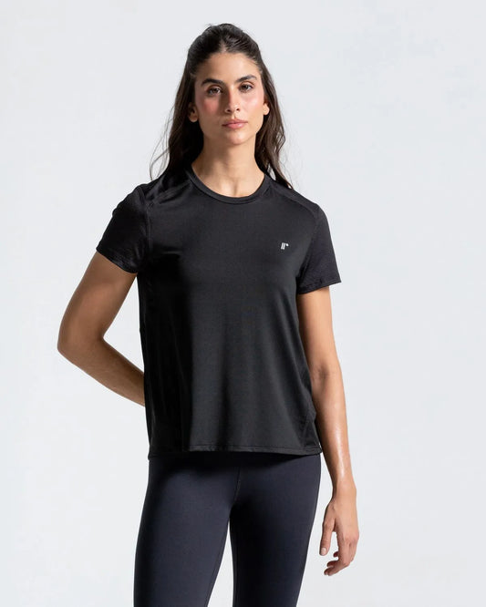 Camiseta Deportiva equilibrio Negro
