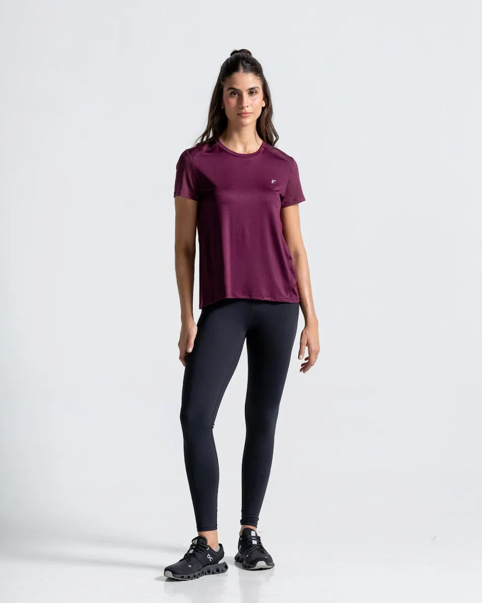 Camiseta Deportiva equilibrio Uva