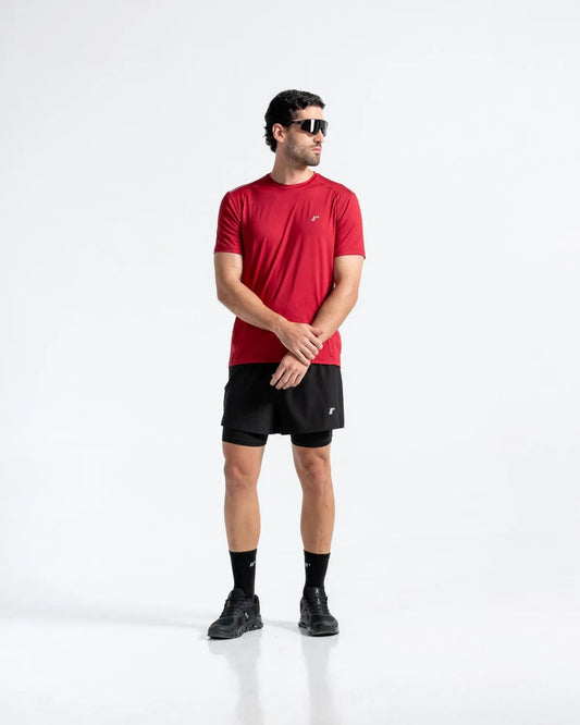 Camiseta Deportiva Esencial Rojo